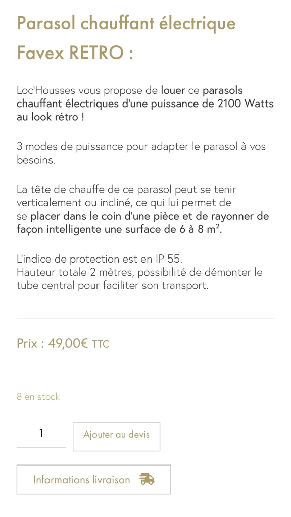 Aperçu de la création du site internet Loc Housse à Toulouse réalisé par Cercledesign, agence de communication dans les Vosges (88)