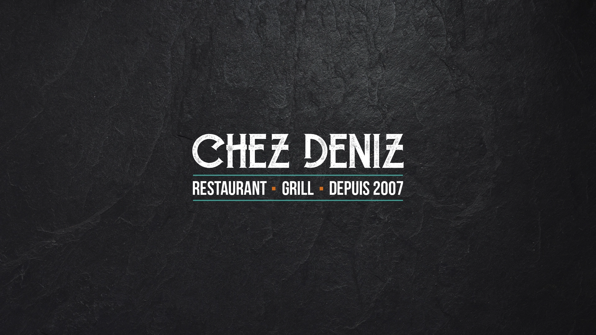Logo du restaurant Chez Deniz créé par l'agence Cercledesign à La Bresse, Vosges (88)