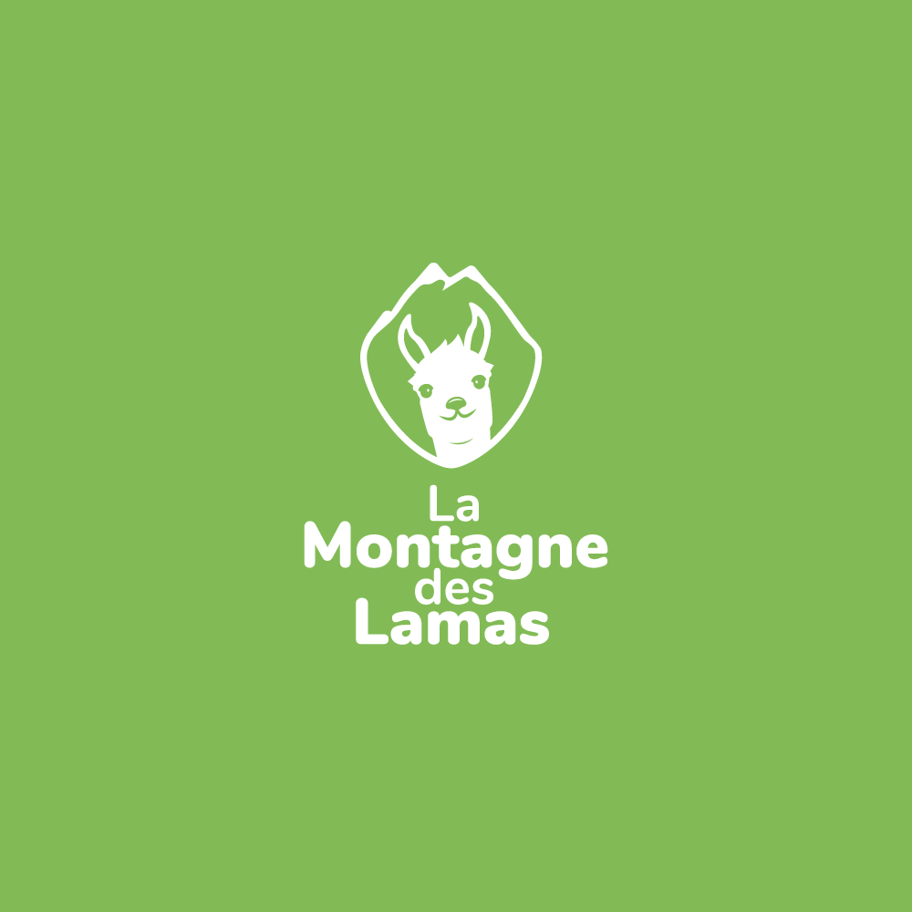 Logo de La Montagne des Lamas à La Bresse créé par Cercledesign, agence de communication dans les Vosges (88)