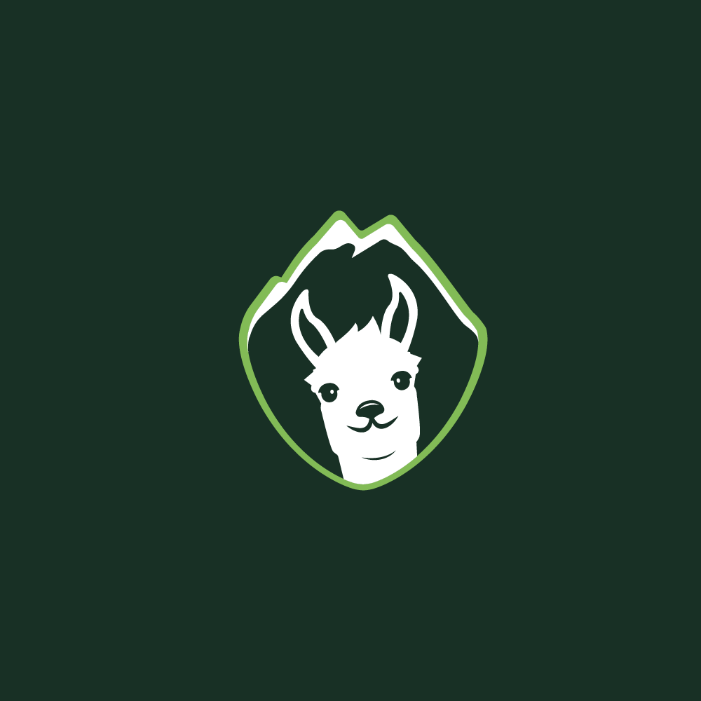 Logo de La Montagne des Lamas à La Bresse créé par Cercledesign, agence de communication dans les Vosges (88)