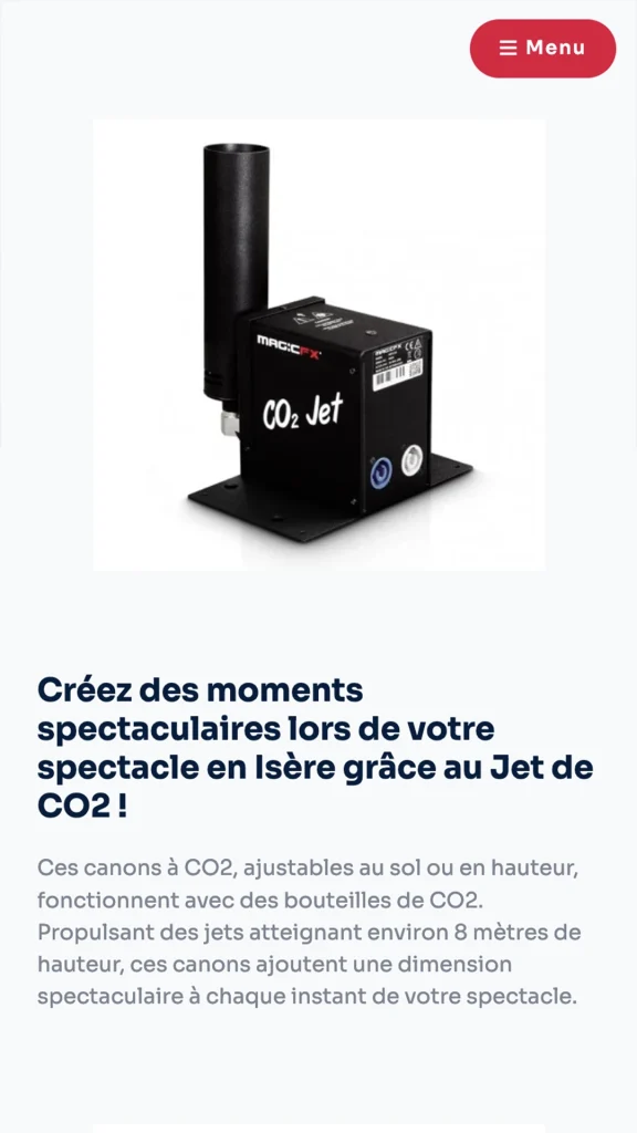 Aperçu de la création du site internet de DB Event à Grenoble réalisé par Cercledesign à La Bresse dans les Vosges (88)