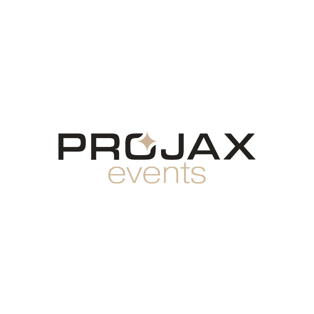 Création du logo de l'entreprise Projax Events réalisé par Cercledesign à La Bresse dans les Vosges (88)